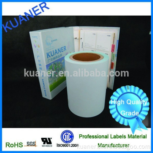 Polypropylene film in rolls of PP synthetic paper